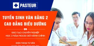 Những ngành được xét tuyển học Văn bằng 2 Cao đẳng Điều dưỡng năm 2017