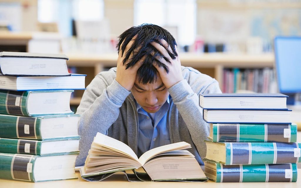 Học hành mệt mỏi sẽ là nguyên nhân dẫn đến Stress